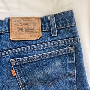 Men’s 36x34 vintage Levi’s orange tab 517’s